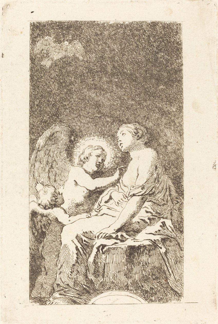 Santa Catalina de Alejandría de Jean Honoré Fragonard after Marco Cardisco