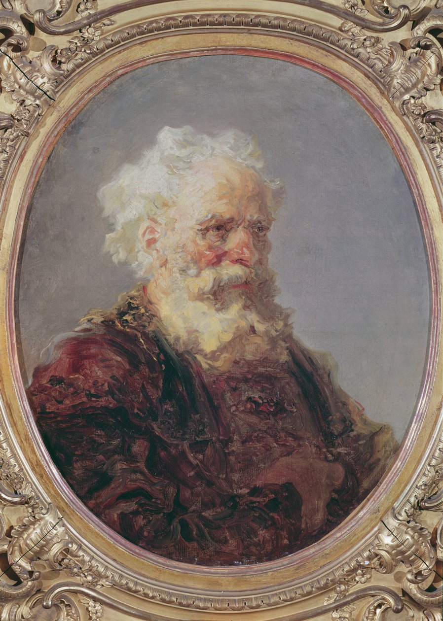 Un hombre anciano de cabello blanco, c.1767 de Jean Honore Fragonard
