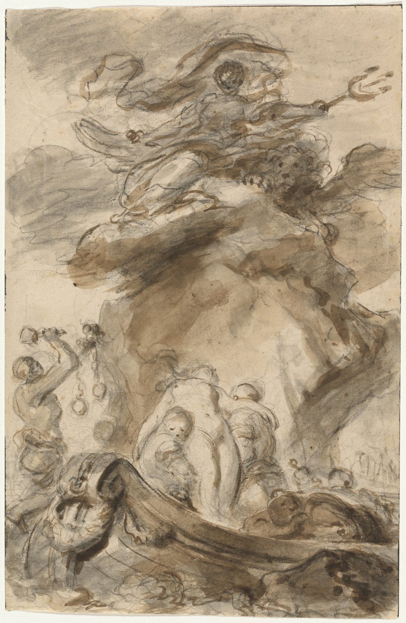 Angélica es expuesta al orco de Jean Honore Fragonard