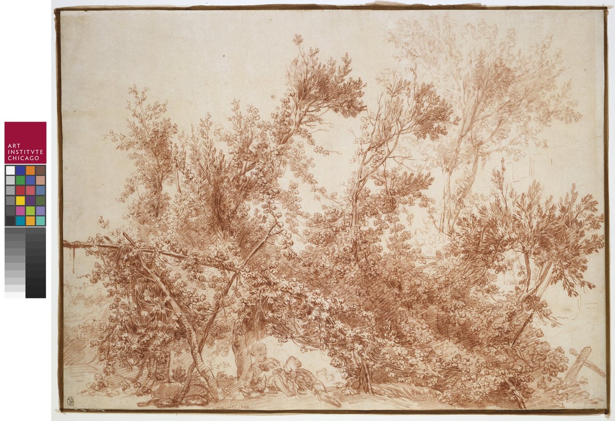 Cenador con dos niños de Jean Honore Fragonard