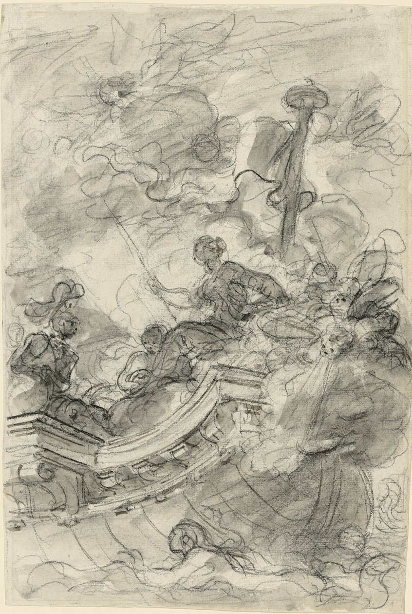 Astolfo zarpa con Andronica y Sofrosina de Jean Honore Fragonard
