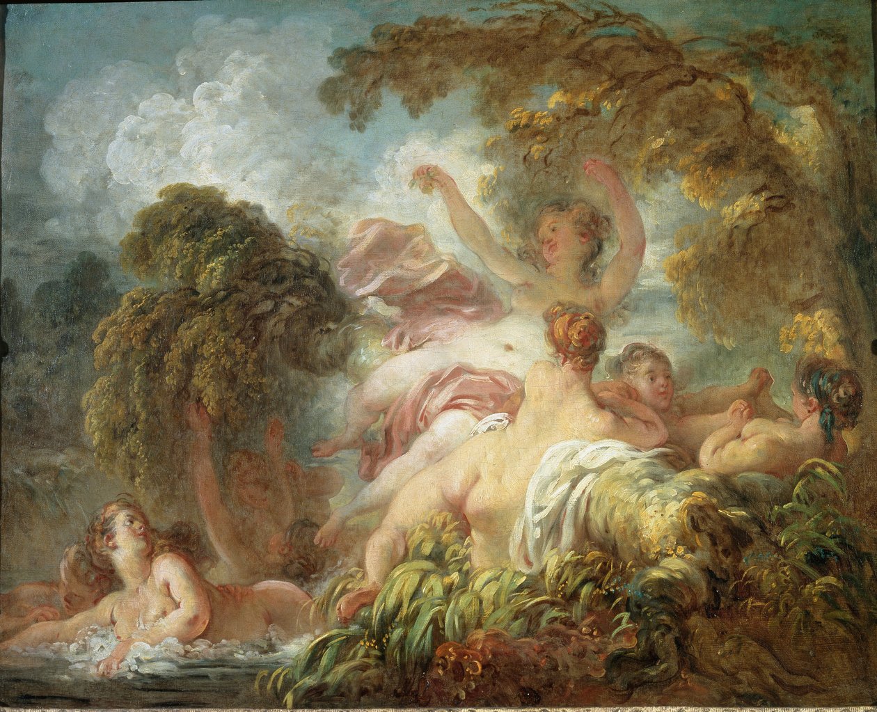 Bañistas de Jean Honore Fragonard