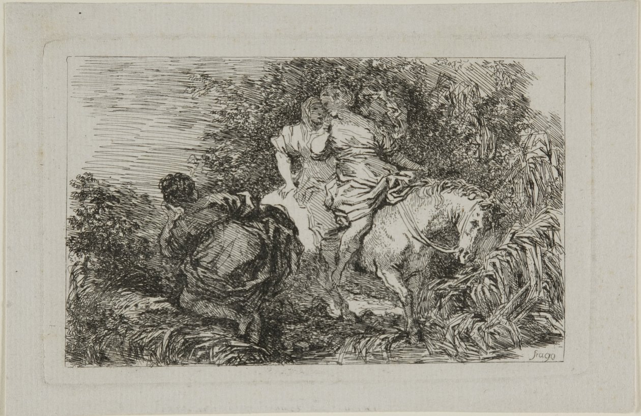 Cloelia y sus compañeros de Jean Honore Fragonard