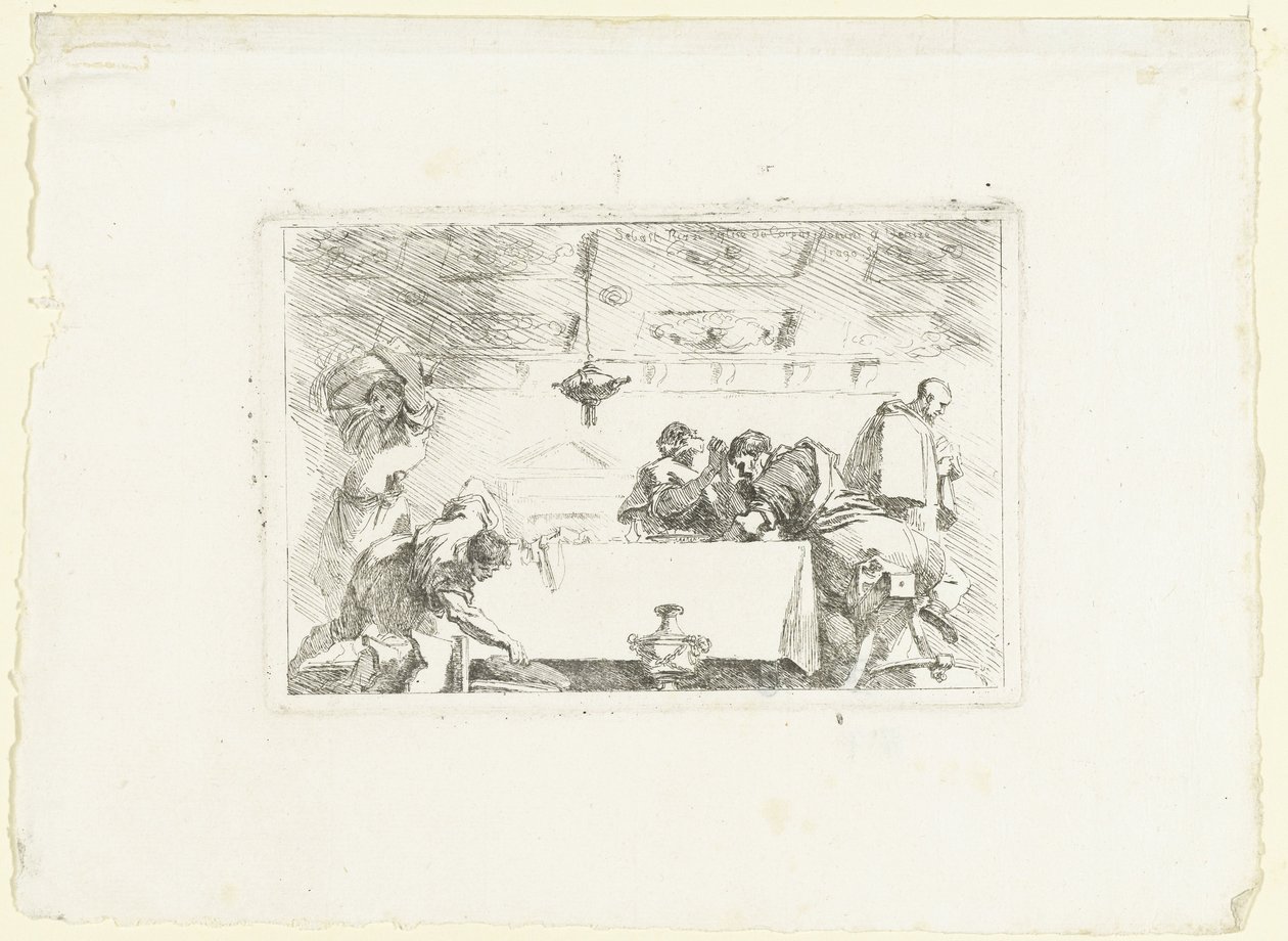 Discípulos en Emaús de Jean Honore Fragonard