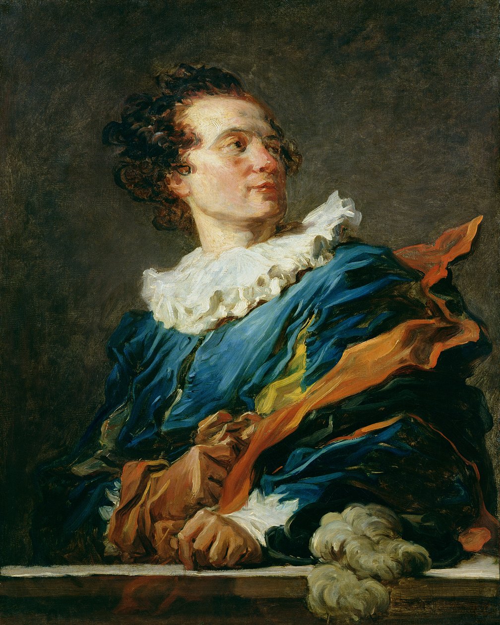 Figura de fantasía: Retrato del Abad de Saint-Non (1727-91) de Jean Honore Fragonard