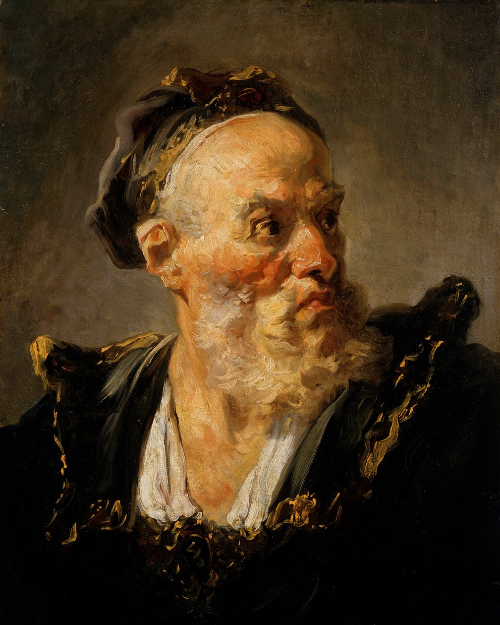 Cabeza de anciano de Jean Honore Fragonard