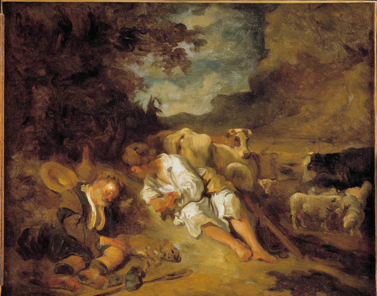Mercurio y Argos de Jean Honore Fragonard