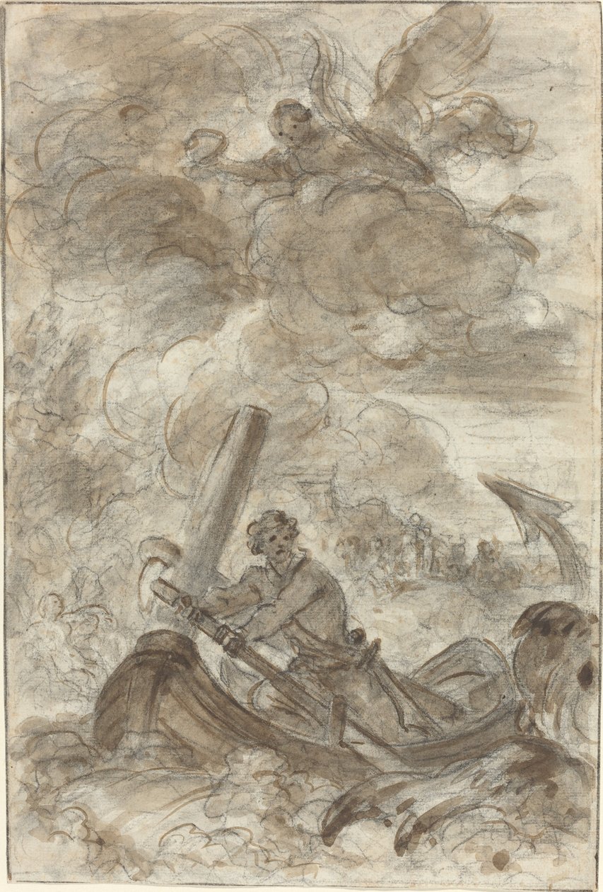 Orlando Mata al Orca con un Ancla de Jean Honore Fragonard