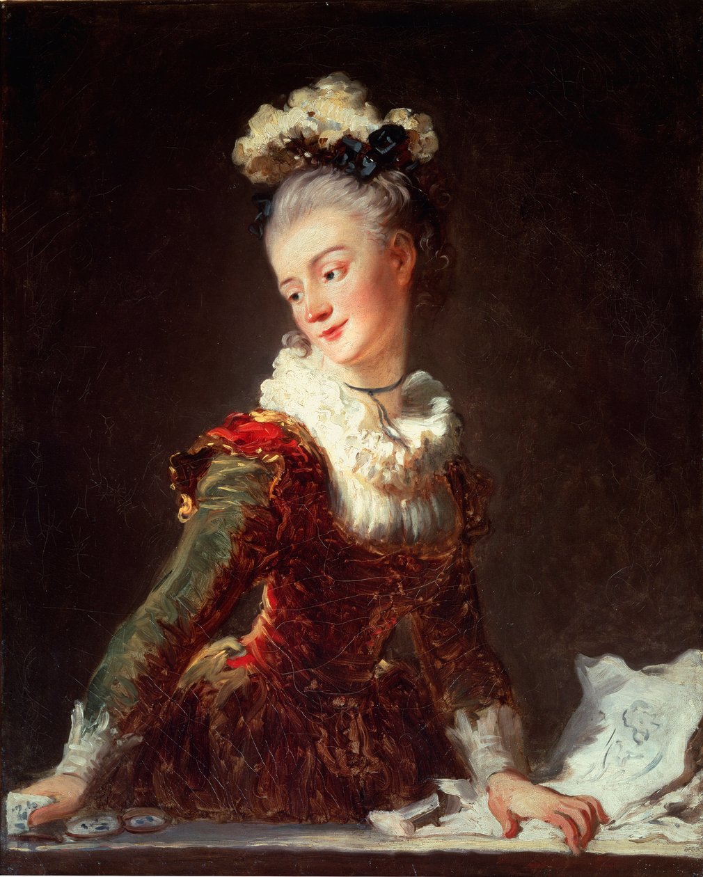 Retrato de Marie Madeleine Guimard, primera bailarina de la Ópera, circa 1769 de Jean Honore Fragonard