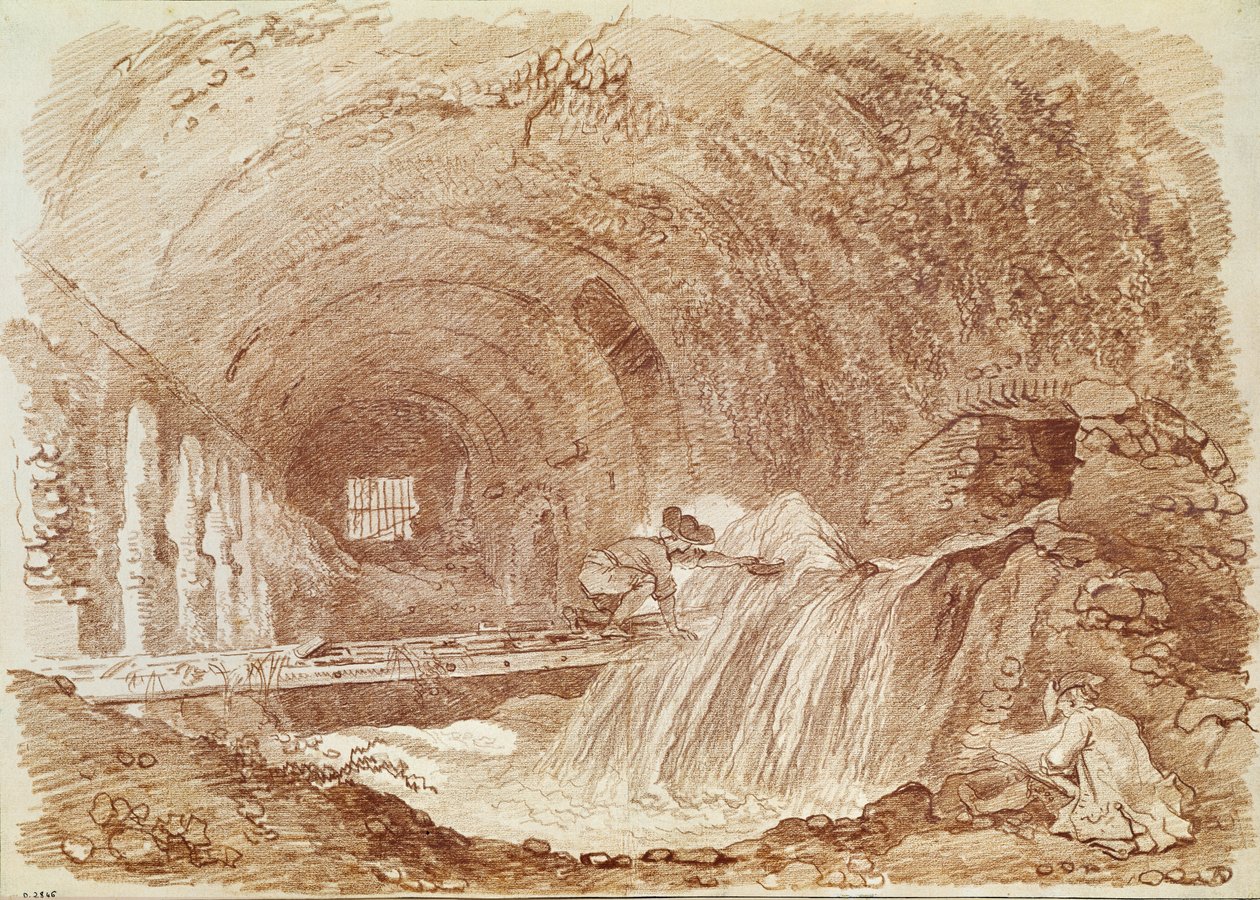 Establos de Mecenas en Tívoli de Jean Honore Fragonard
