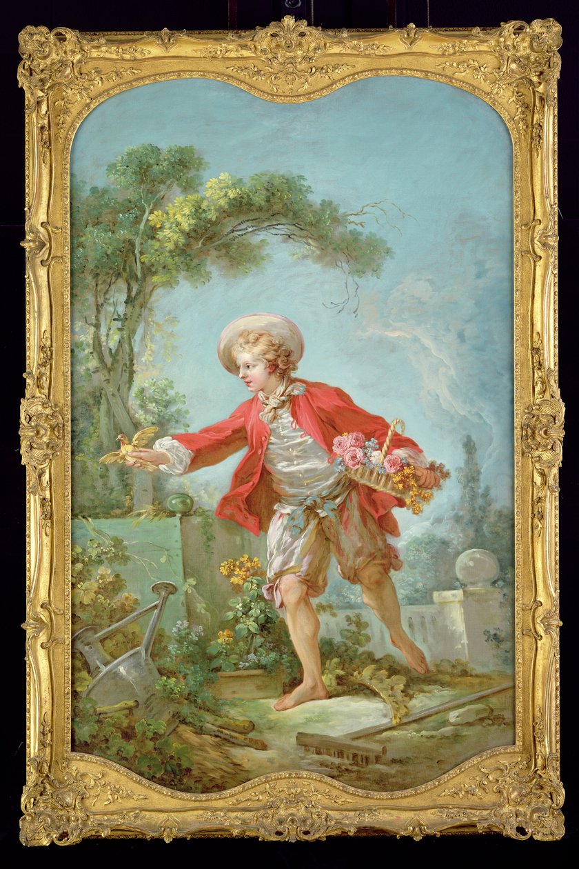 El jardinero, 1754-55 de Jean Honore Fragonard