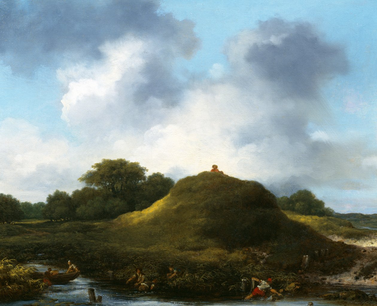 La colina, 1761-65 de Jean Honore Fragonard