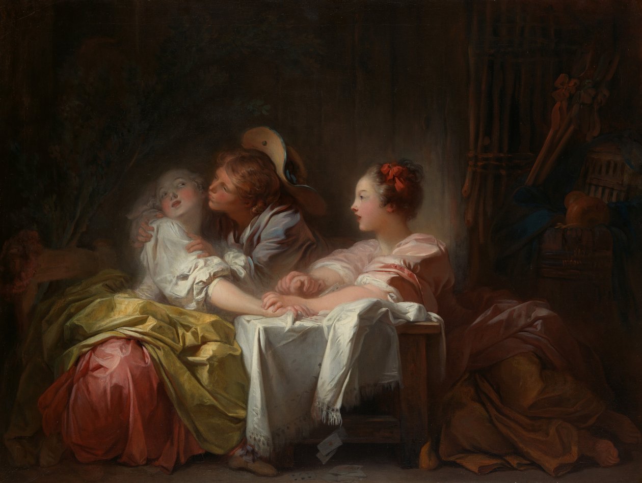 El beso robado, c.1760 de Jean Honore Fragonard