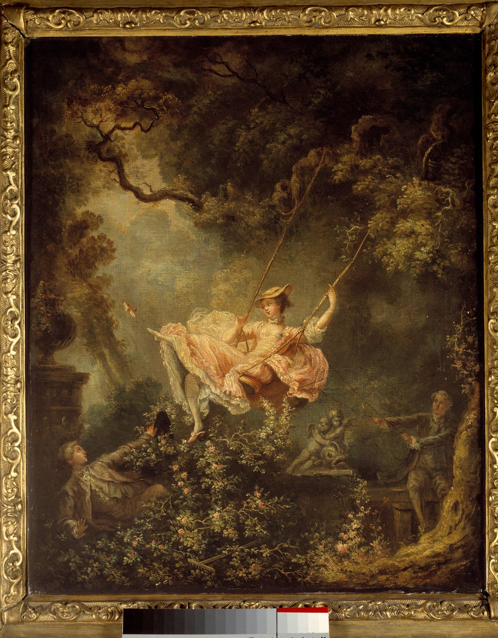 El columpio | Jean-Honore Fragonard | Impresión de arte