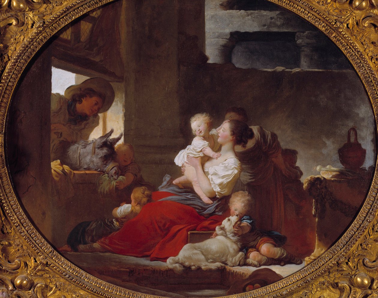 La familia feliz de Jean Honore Fragonard