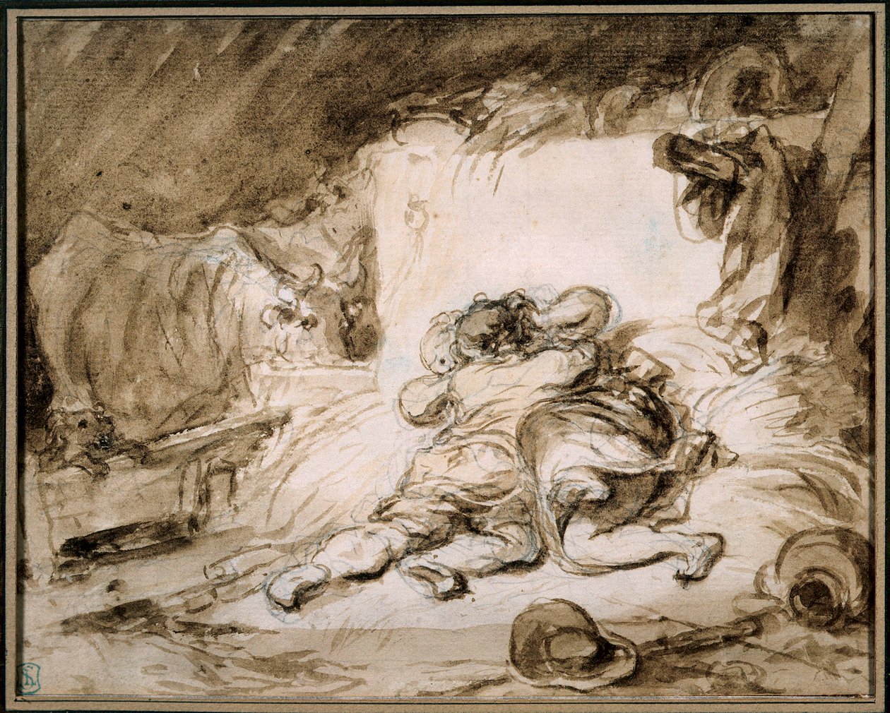 El establo de Jean Honore Fragonard