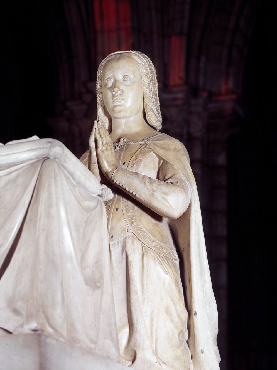 Orante de la tumba de Ana de Bretaña y Luis XII de Jean I Juste