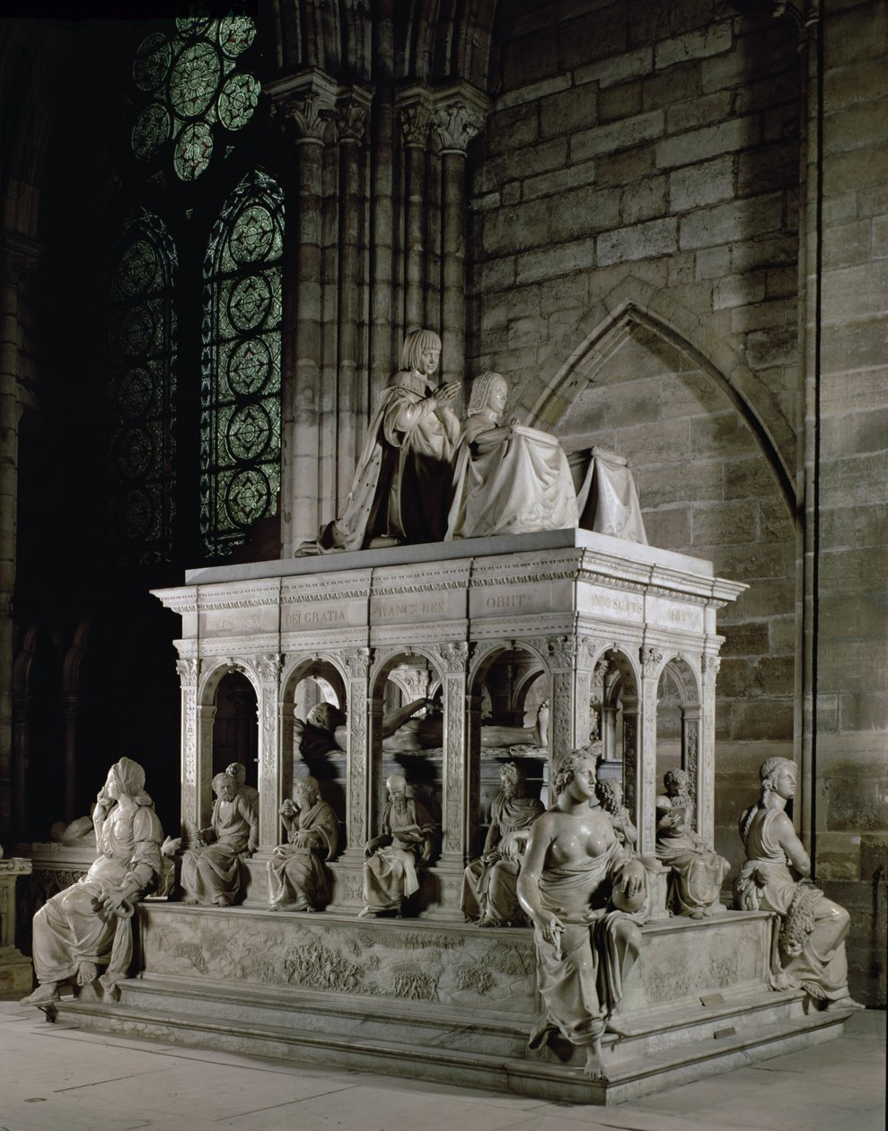 Tumba de Luis XII (1462-1515) y Ana de Bretaña (1477-1514) de Jean I Juste