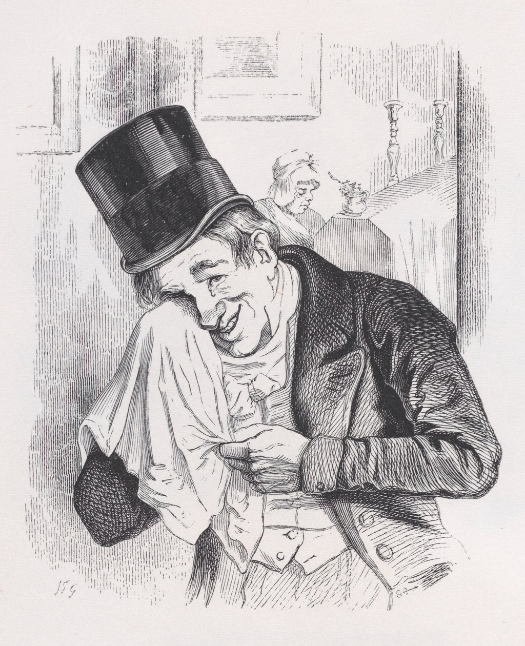 De Profundis de Las Obras Completas de Béranger, 1836 de Jean Ignace Isidore Gérard