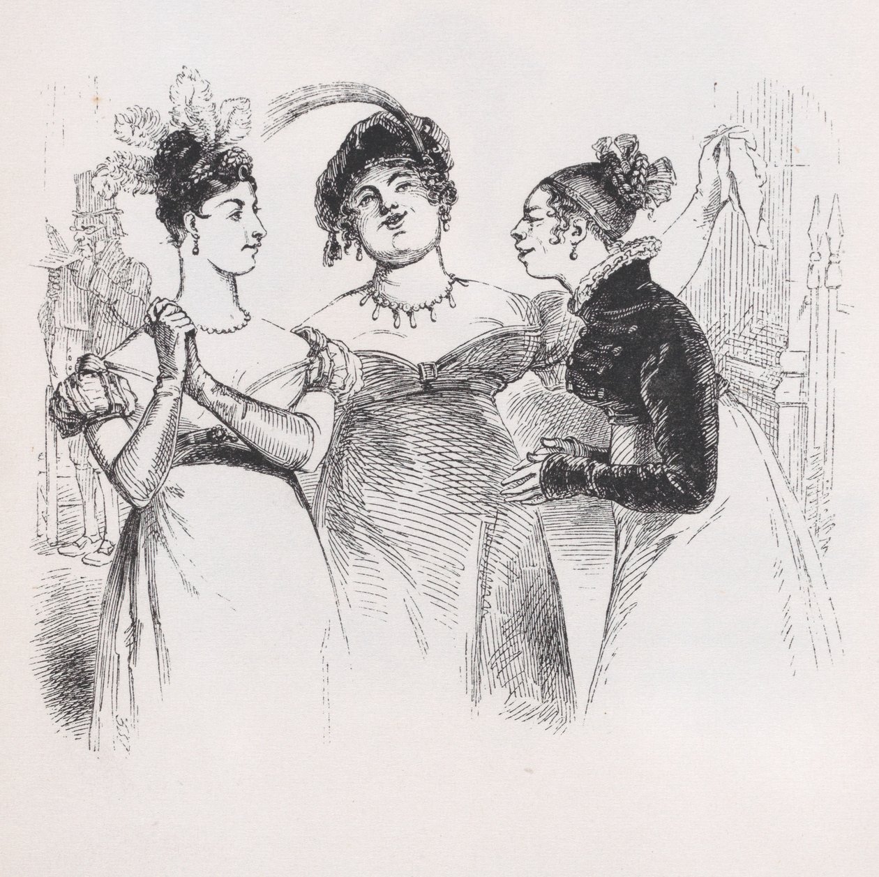 La opinión de estas damas de Las obras completas de Béranger, 1836 de Jean Ignace Isidore Gérard