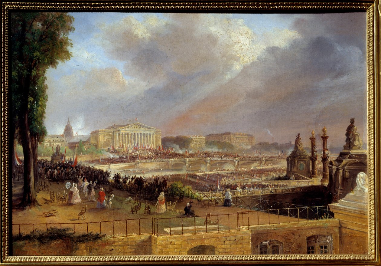 Proclamación de la República en el pórtico de la Cámara de Diputados el 4 de mayo de Jean Jacques Champin