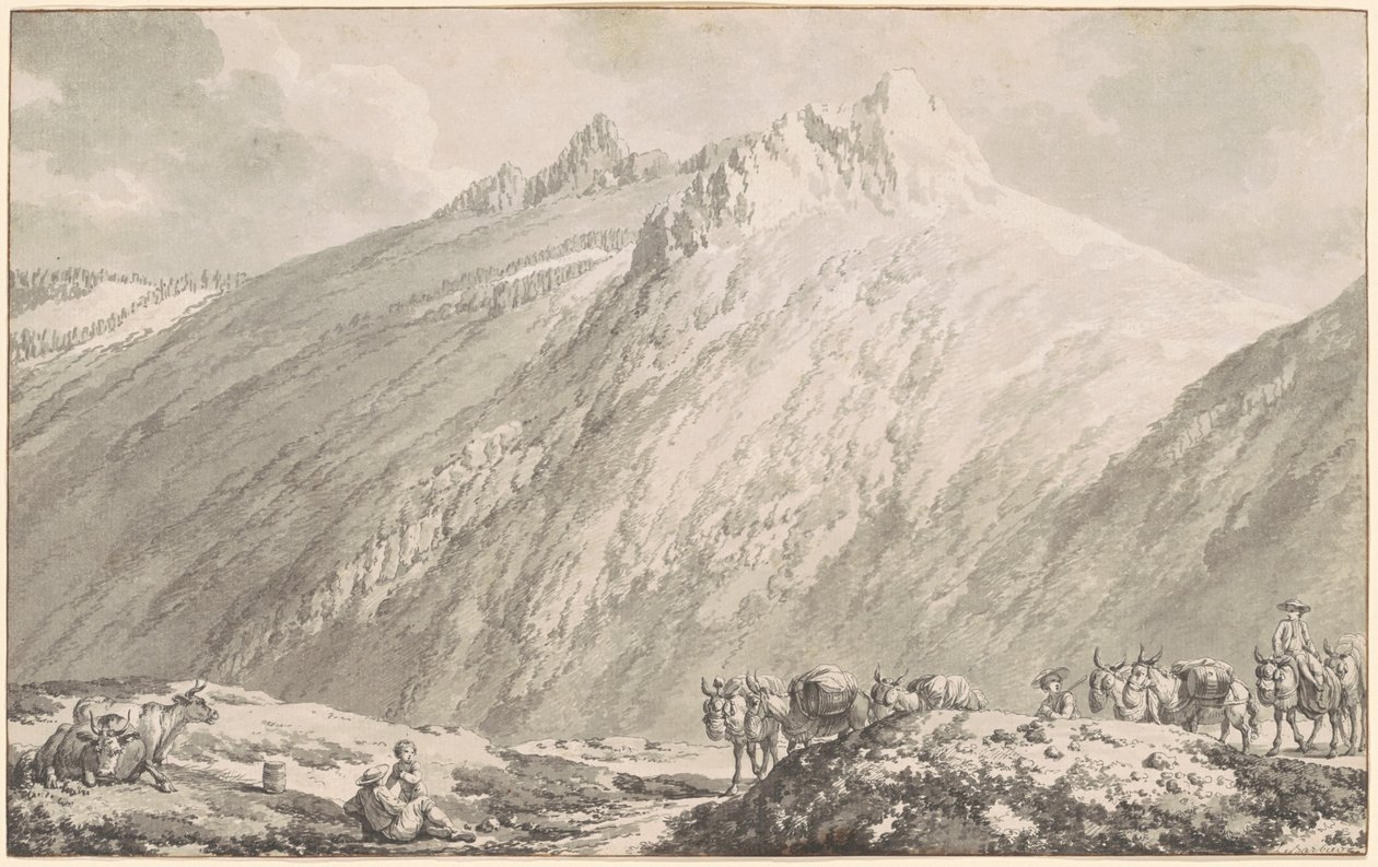 El Paso Grimsel de Jean Jacques Francois Le Barbier