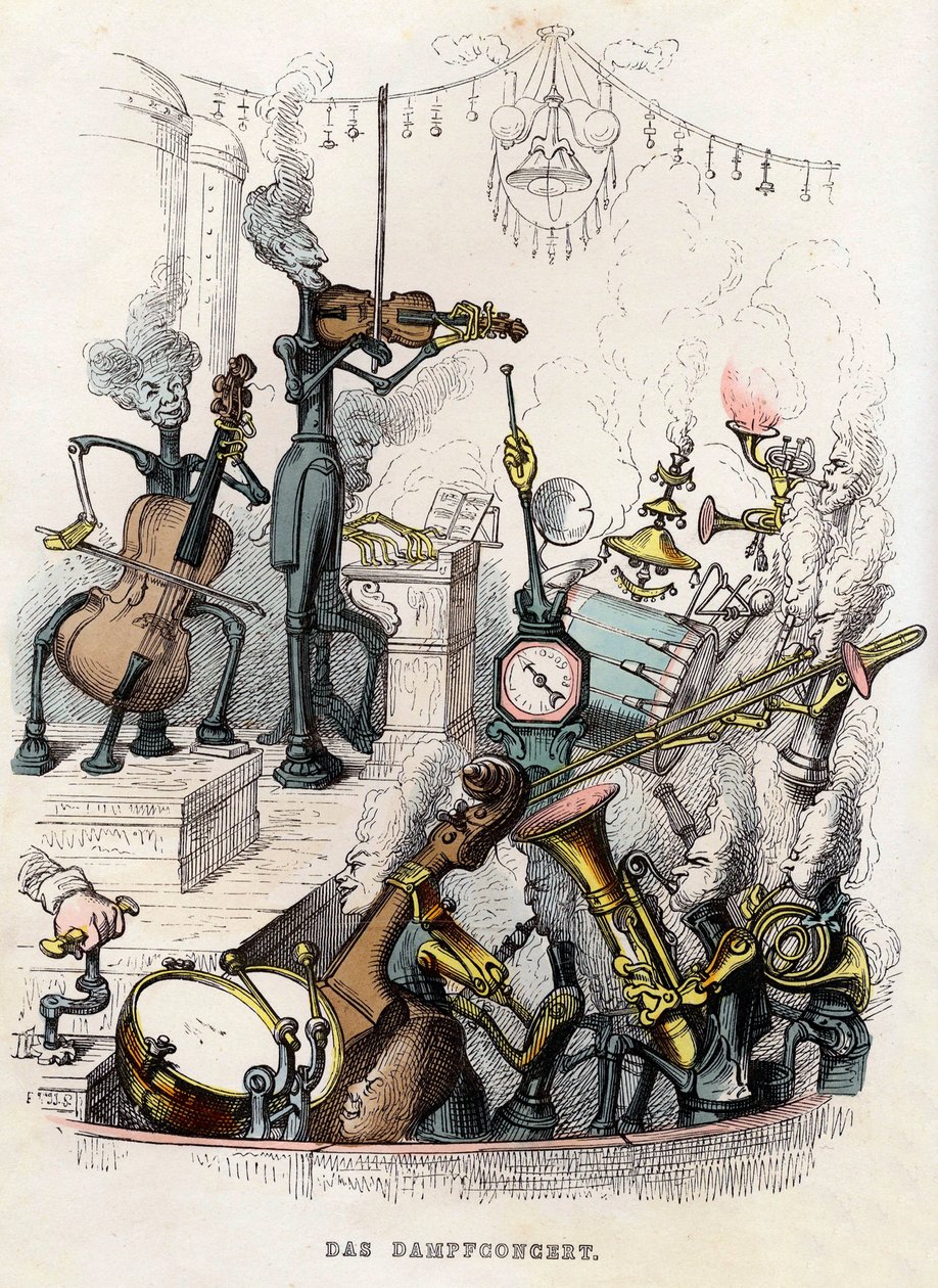 Concierto de vapor de Jean Jacques Grandville