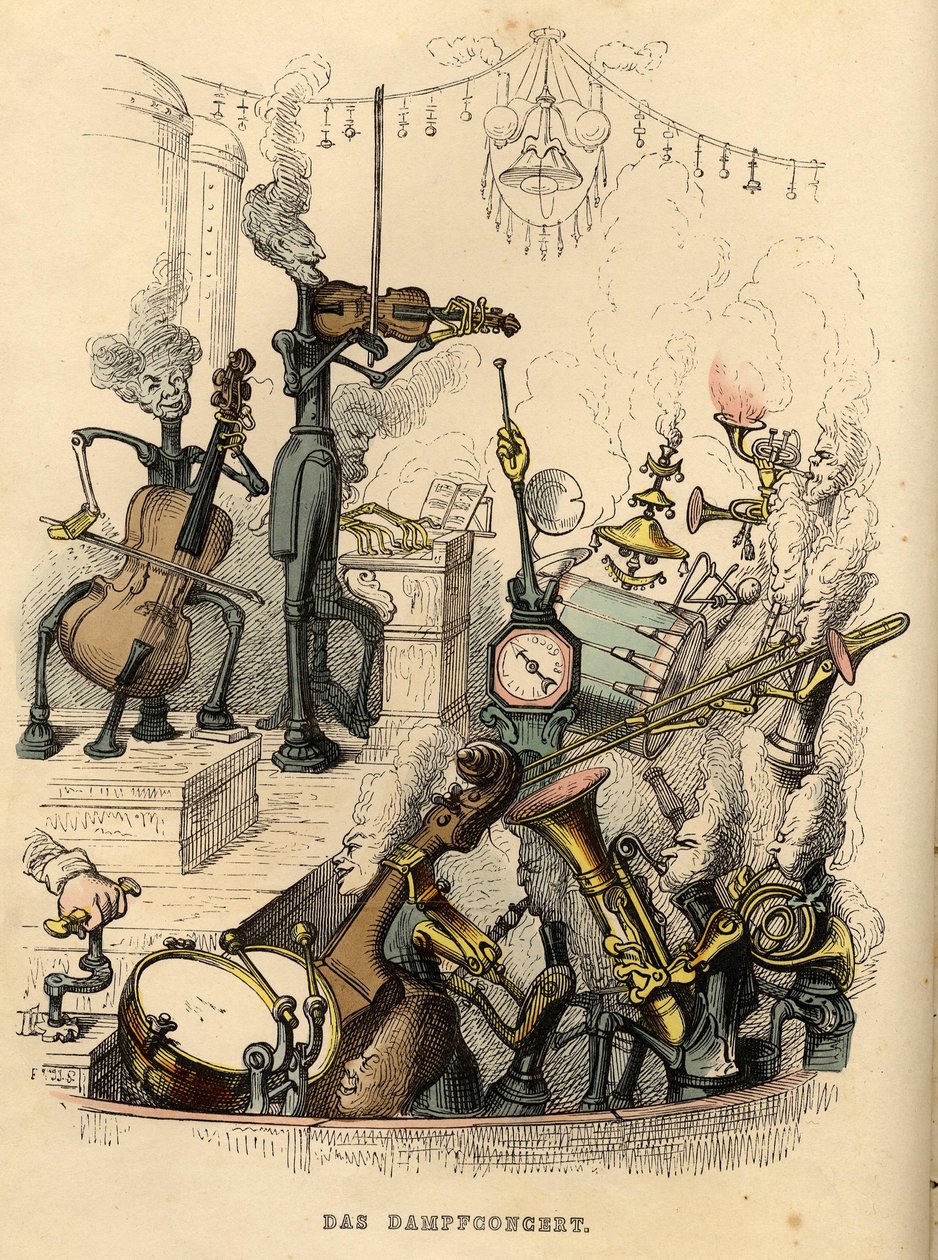 Concierto de vapor de Jean Jacques Grandville