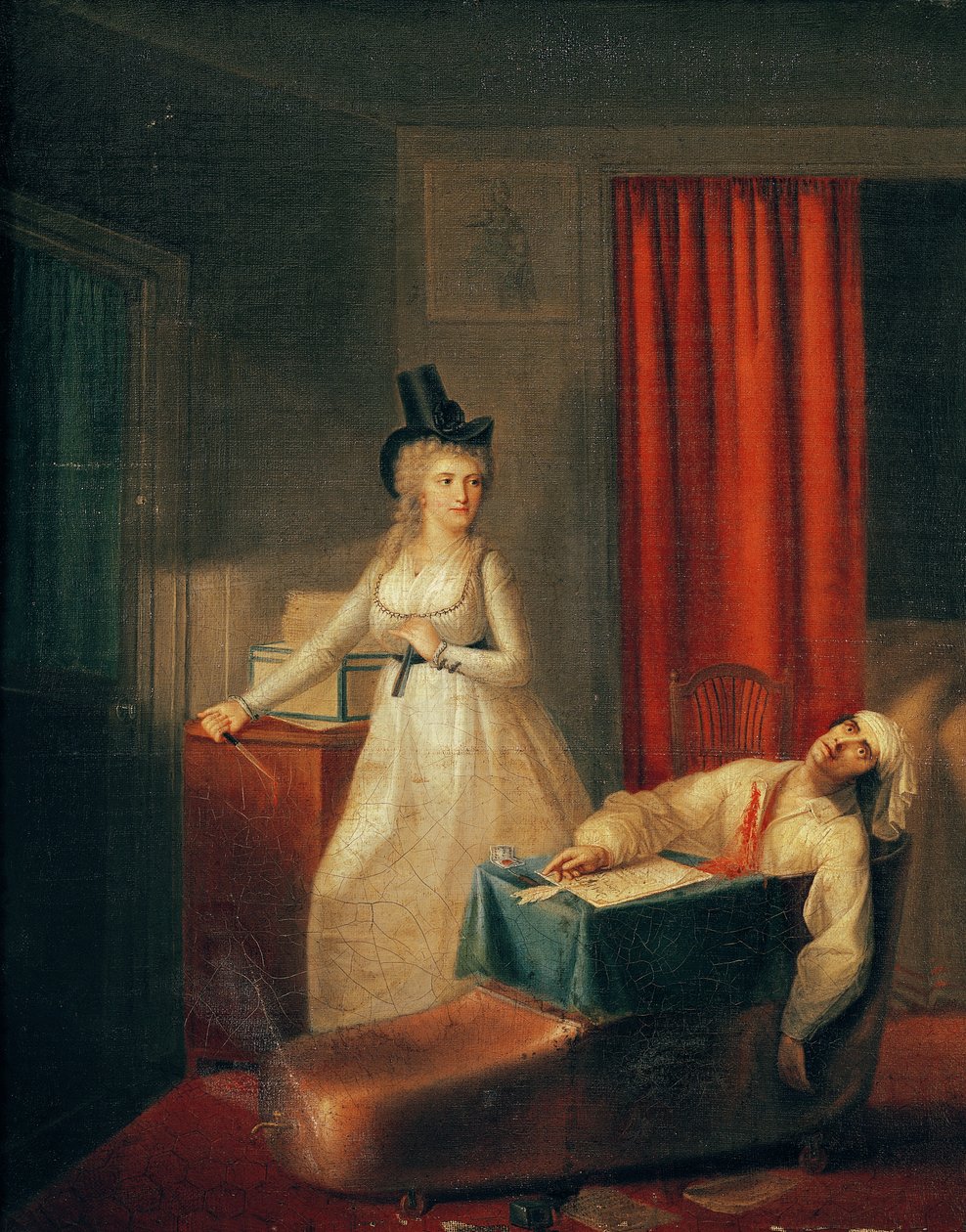 El asesinato de Marat de Jean Jacques Hauer