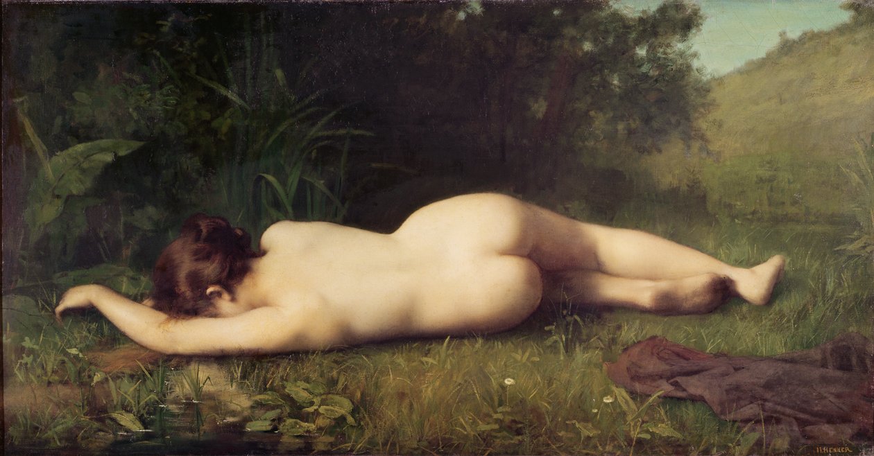 Byblis convirtiéndose en un manantial de Jean Jacques Henner