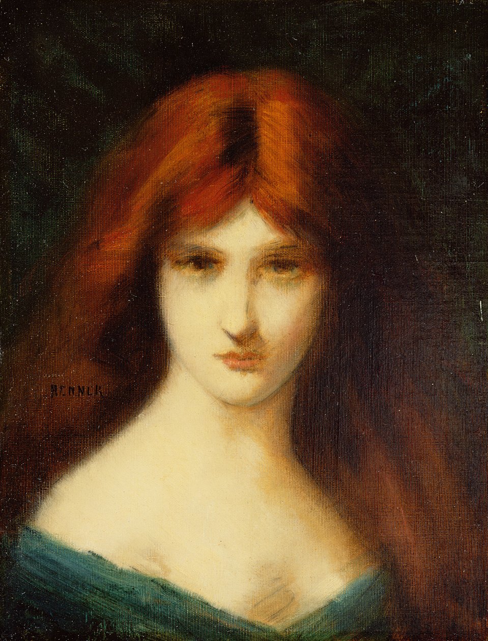 Retrato de una Dama de Jean Jacques Henner