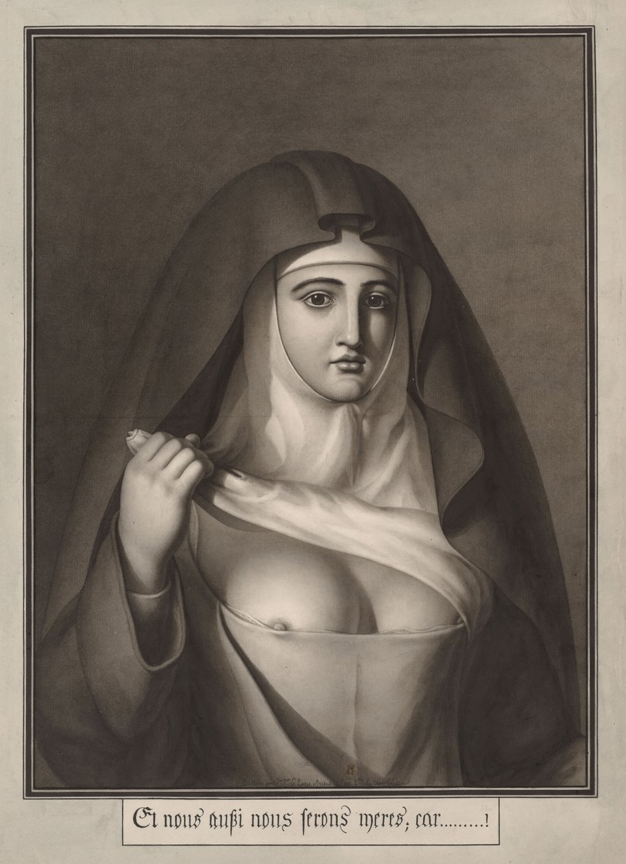 ¡Y nosotras también seremos madres porque...!, 1794 de Jean Jacques Lequeu
