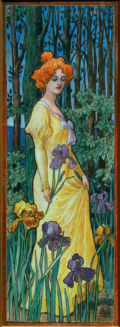 La mujer con iris de Jean Jacques Waltz