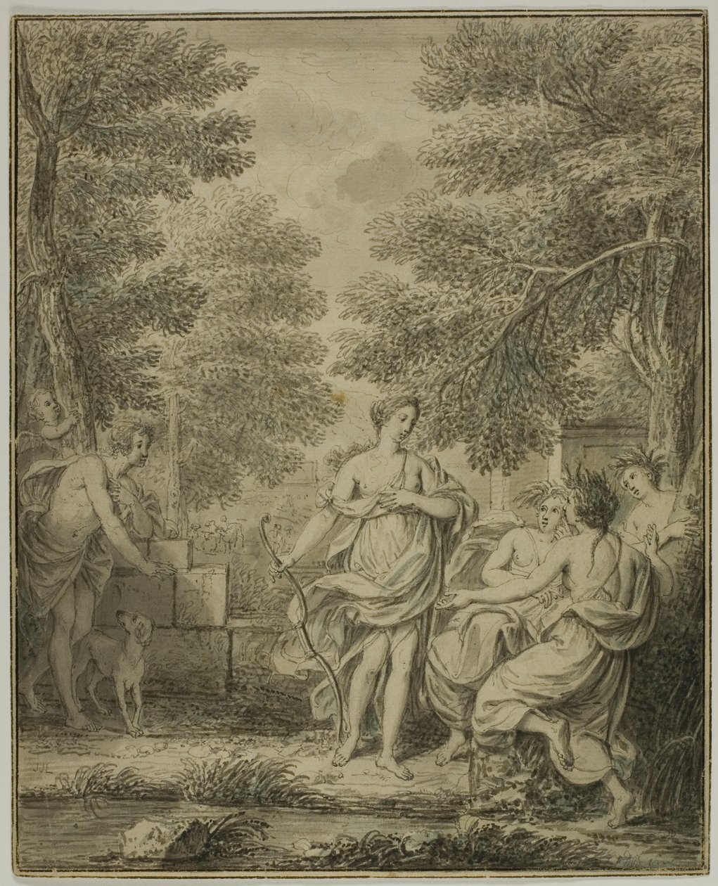 Diana y Acteón de Jean Jacques de Boissieu