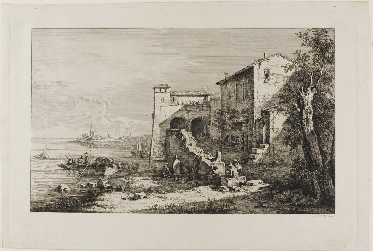 Antigua Aduana, Roma de Jean Jacques de Boissieu