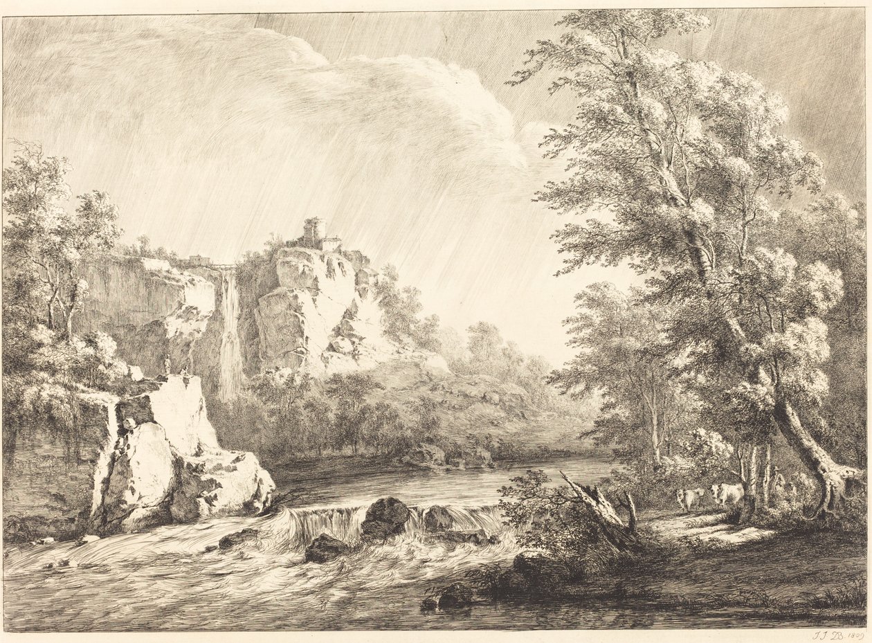 Paisaje Fluvial con una Tormenta Pasando de Jean Jacques de Boissieu