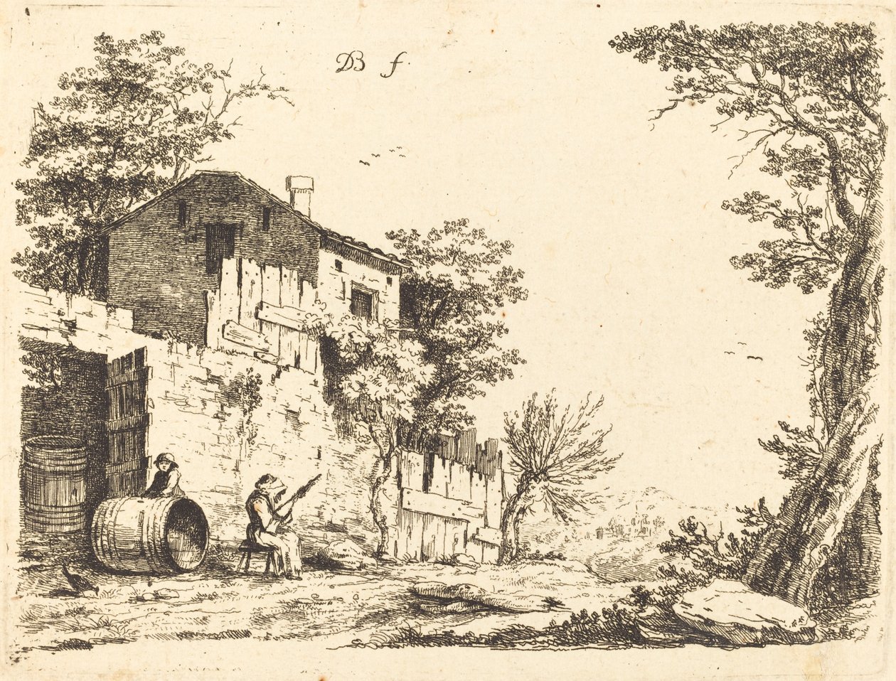 La Hilandera de Jean Jacques de Boissieu