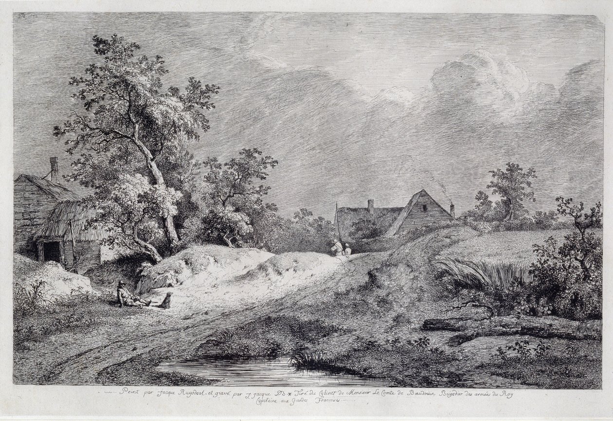 Campo de trigo, 1772 de Jean Jacques de Boissieu