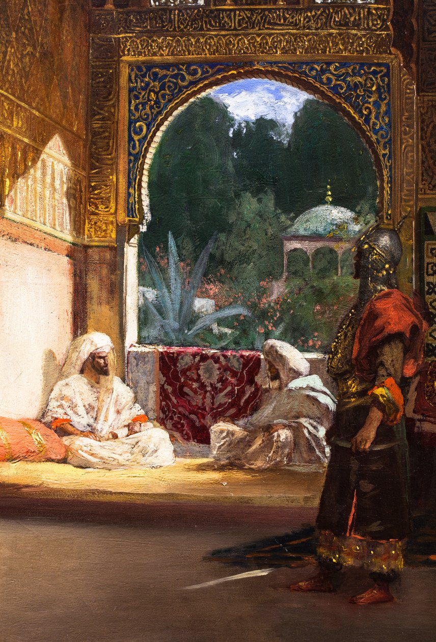 En el palacio del sultán (detalle), sin fecha. (Óleo sobre lienzo) de Jean Joseph Benjamin Constant