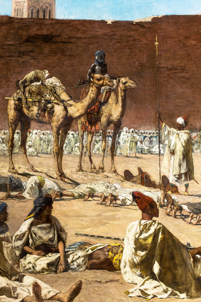 Los Últimos Rebeldes, escena histórica marroquí de Jean Joseph Benjamin Constant