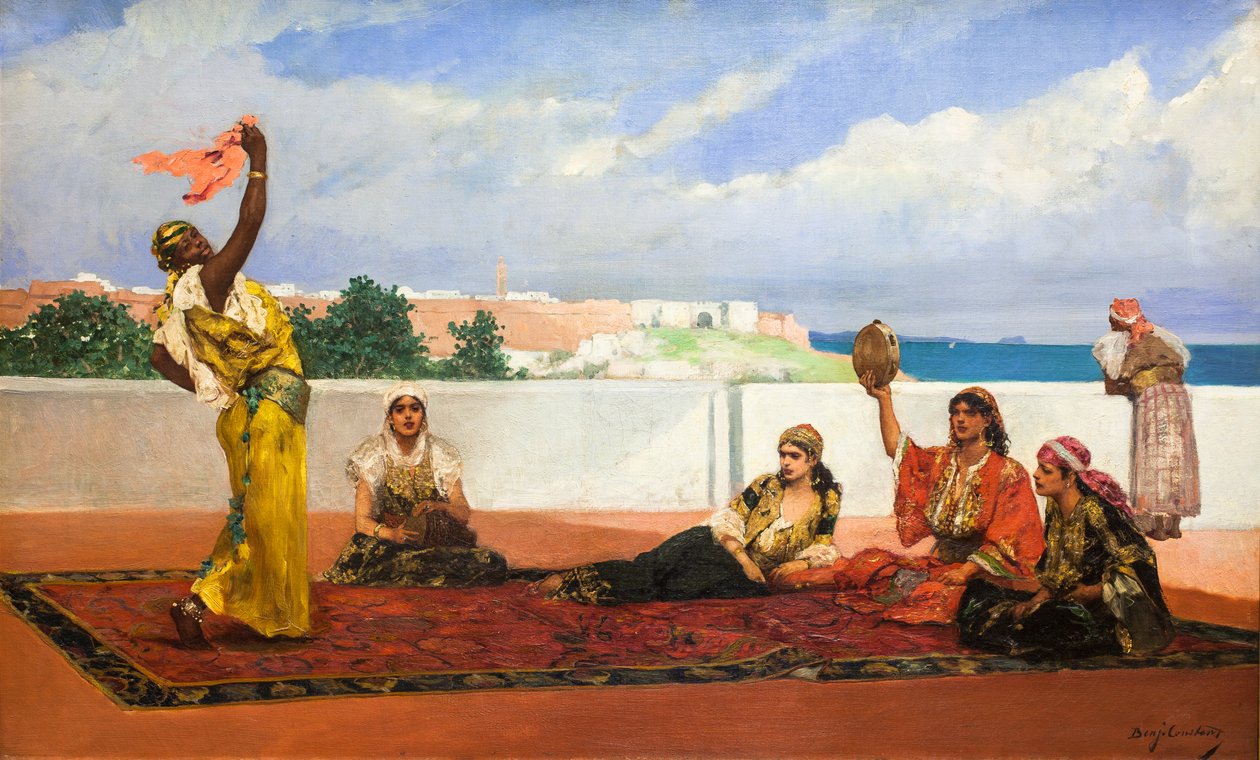 El baile de la bufanda, ca. 1880 (Óleo sobre lienzo) de Jean Joseph Benjamin Constant