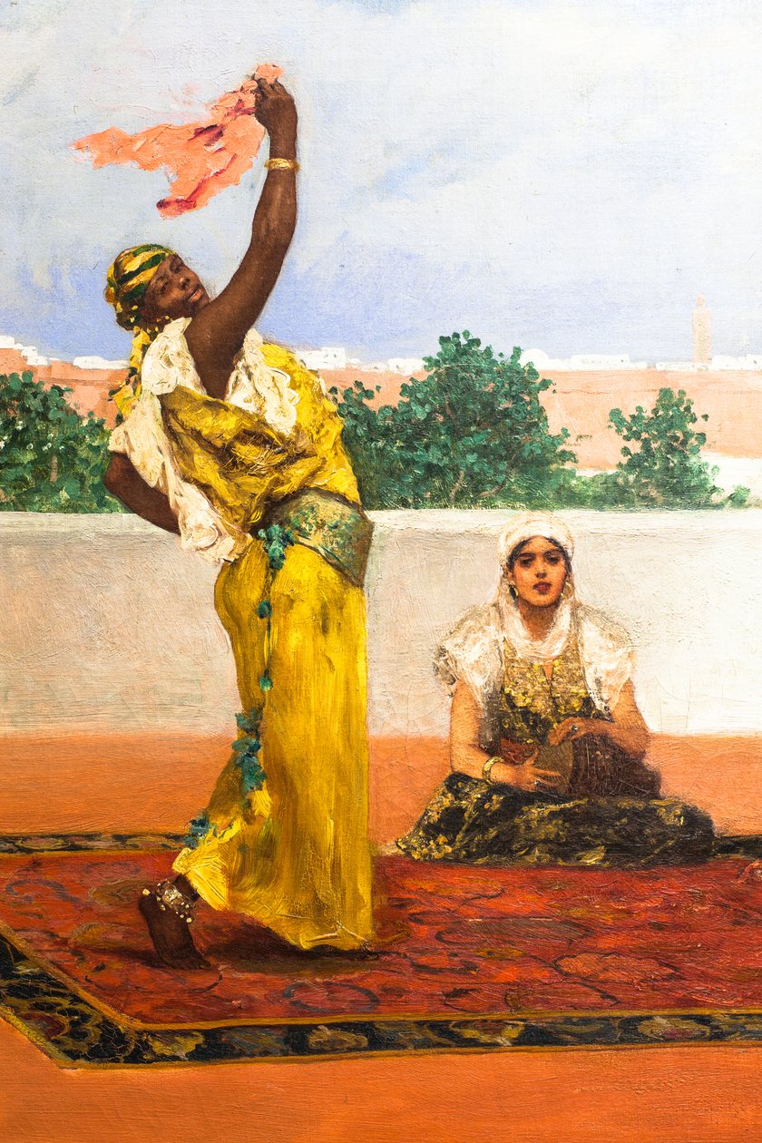 El baile de la bufanda, ca. 1880 (Óleo sobre lienzo) de Jean Joseph Benjamin Constant