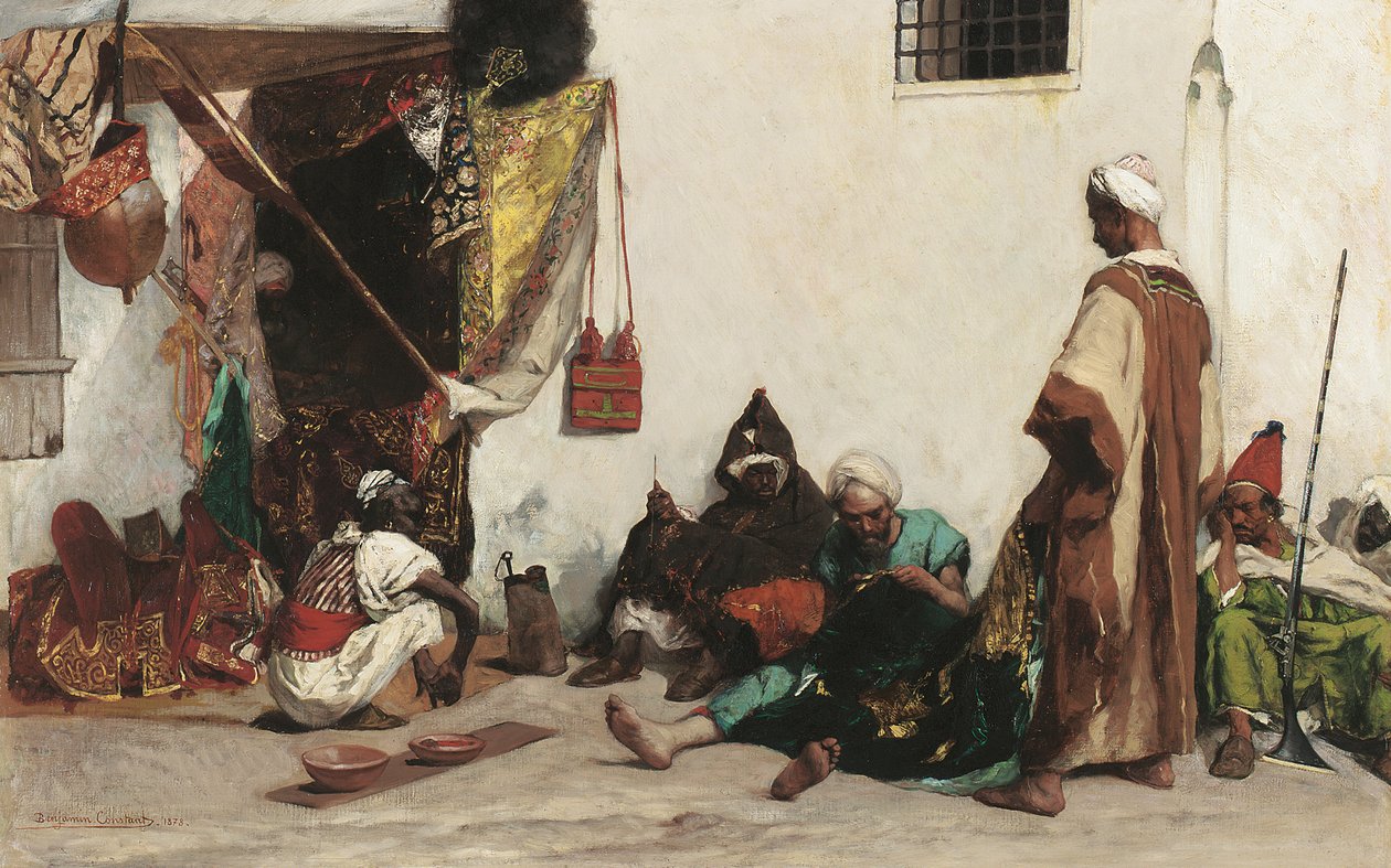 La tienda del sastre, 1878 de Jean Joseph Benjamin Constant