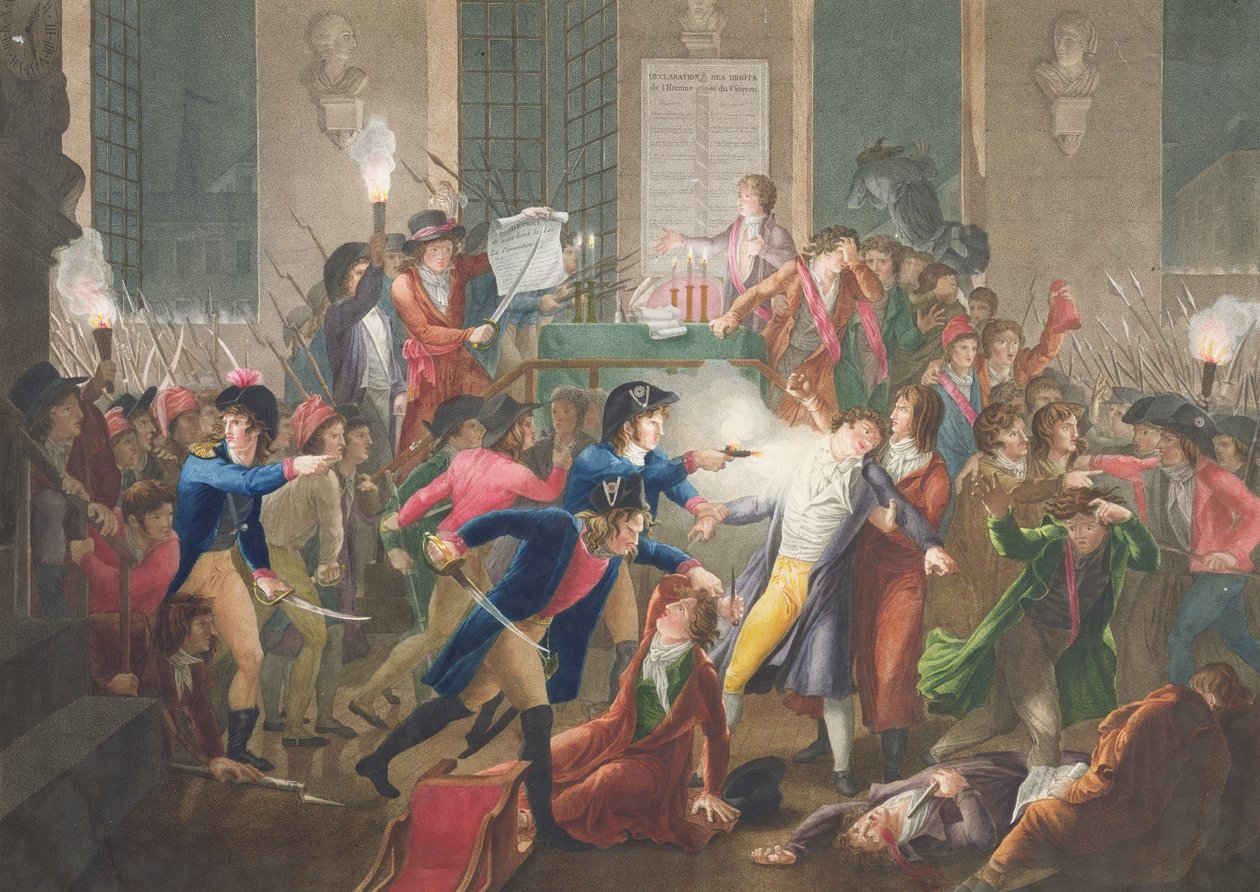 El Arresto de Robespierre, 'La Noche del 9 al 10 de Thermidor, Año II ...