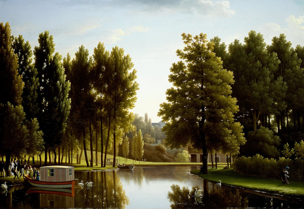 Francés: Le parc à Mortefontaine El parque de Mortefontaine de Jean Joseph Xavier Bidauld