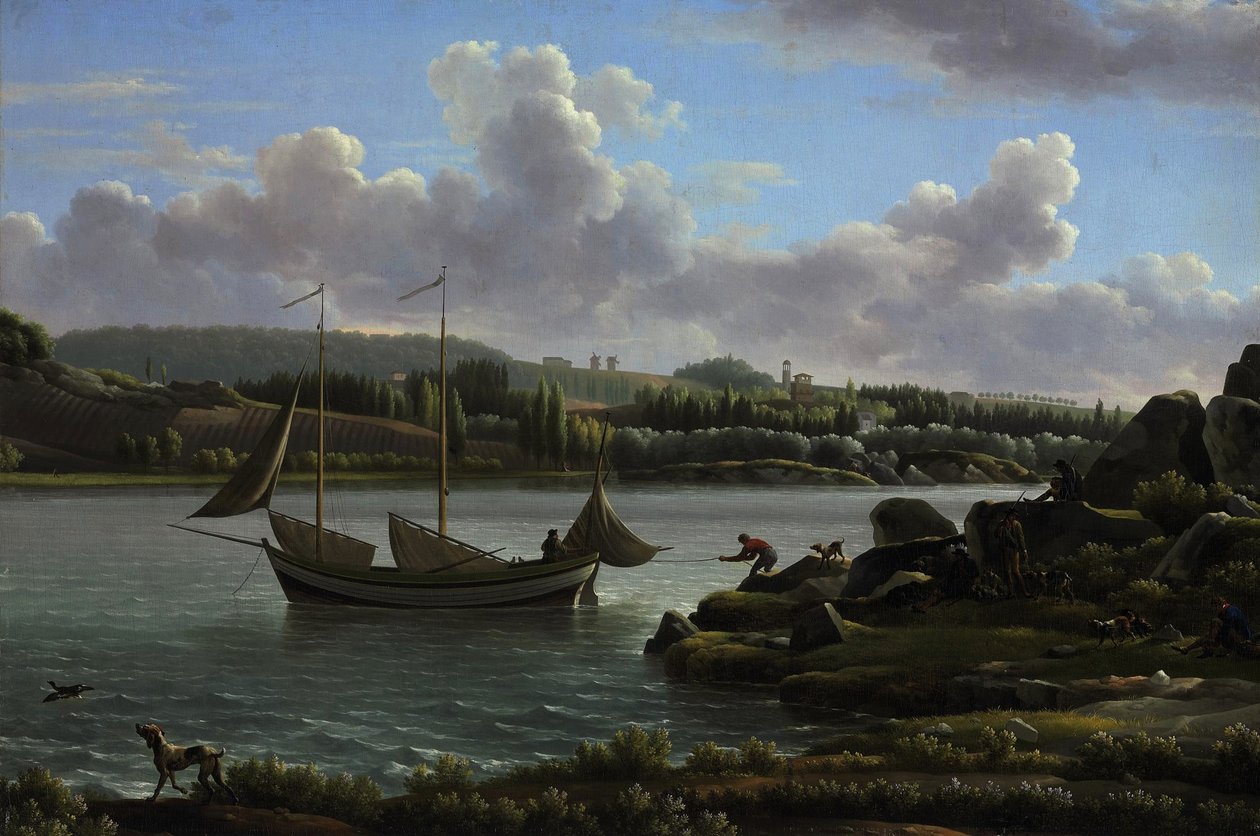 Salir de caza de Jean Joseph Xavier Bidauld