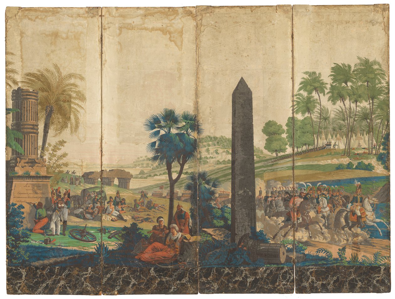 Les Francais en Egypte de Jean Julien Deltil, 1791 – 1863