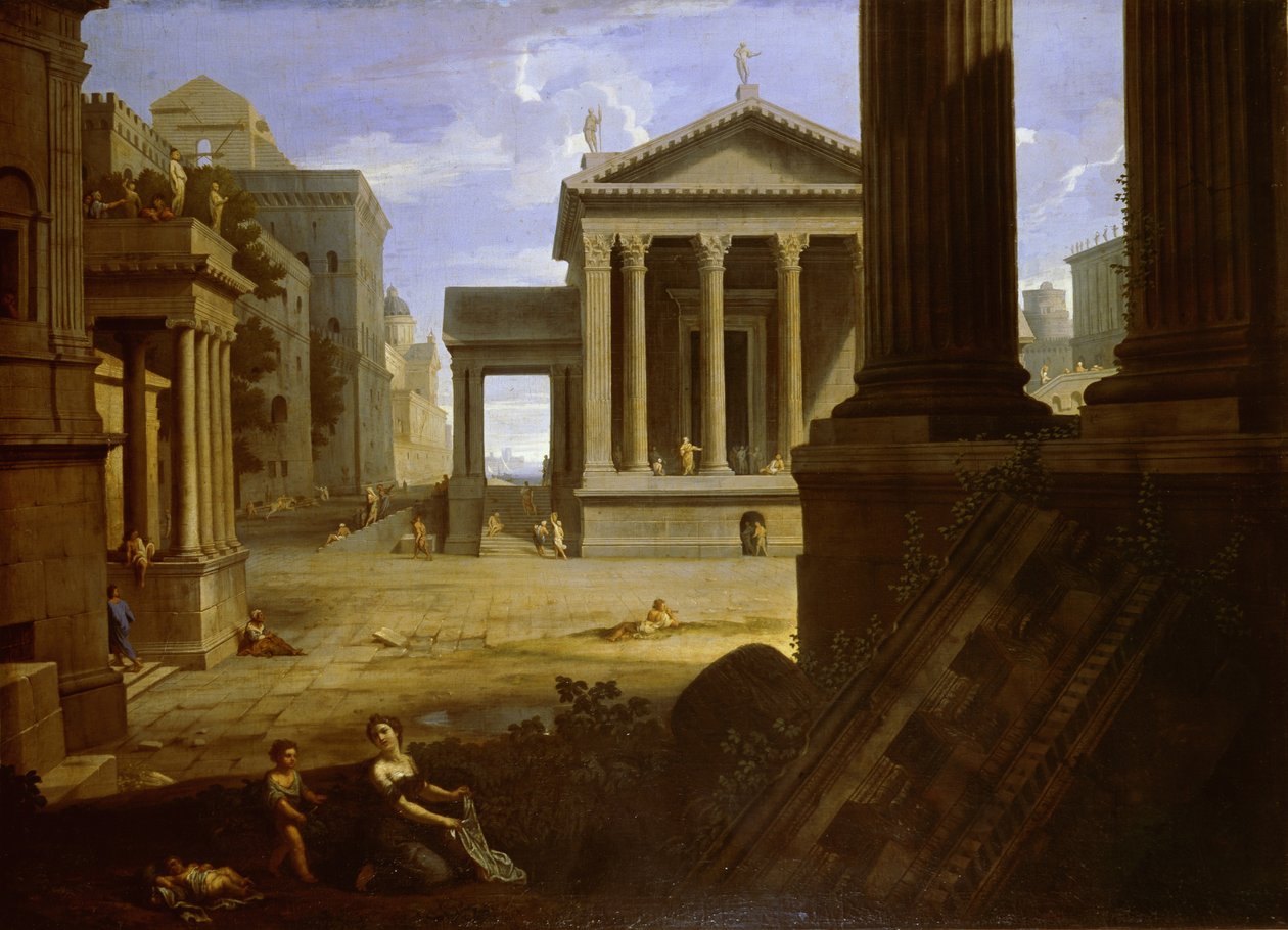 Plaza de una ciudad antigua de Jean Le Maire