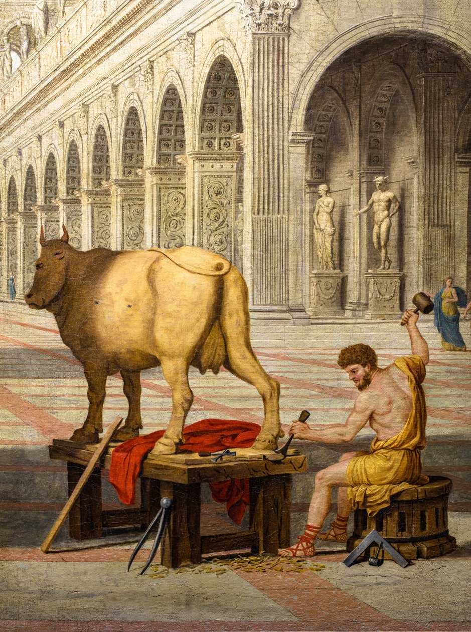 Dédalo y Pasifae de Jean Lemaire