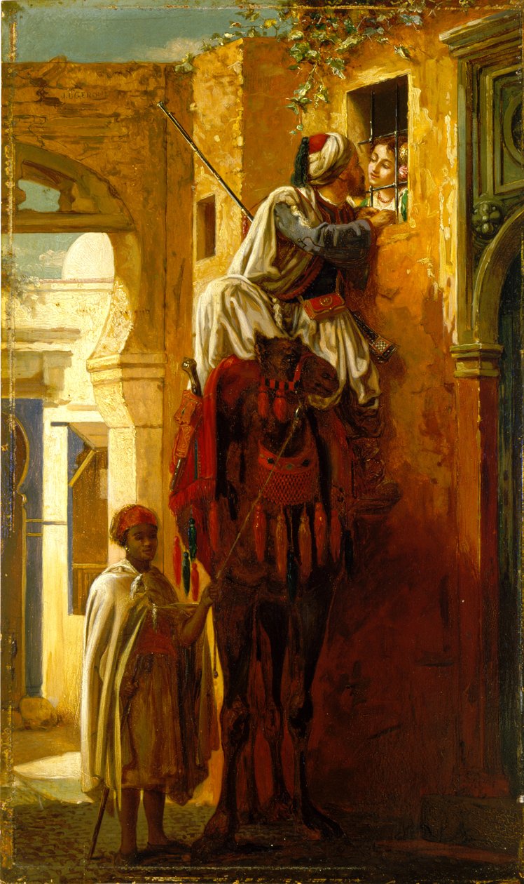 La cita de Jean Leon (attr. to) Gerome